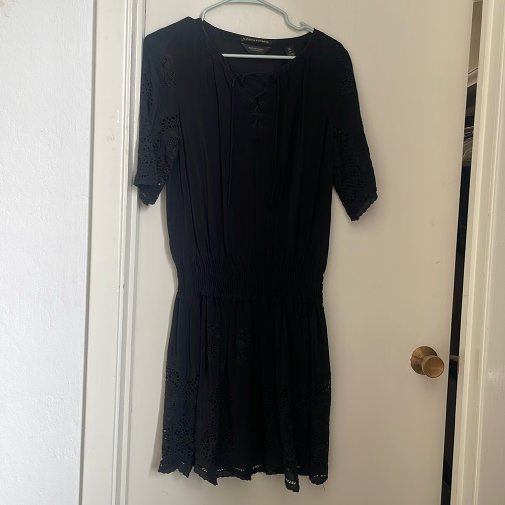 Scotch and Soda drop waist black dress